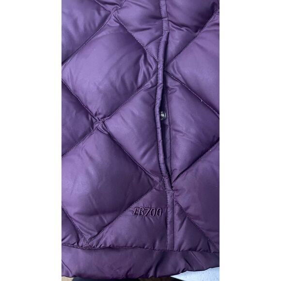 Eddie Bauer Premium Goose Down Quilter Puffer Jacket Purple Sz XXL 700 Fill - Picture 11 of 11